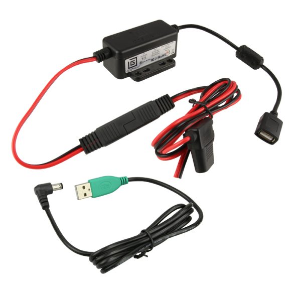 CONFEZIONE CON DOPPIO RAM-MOUNT RAM-GDS-CHARGE-M55-V7B1U (RAM-GDS-CHARGE-V7B1U e RAM-GDS-CAB-USBA-DC90-1U)