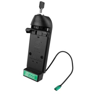 Dock per telefono per veicoli con chiusura GDS con USB Type-C 2.0 per IntelliSkin Ram Mounts RAM-GDS-DOCKL-V3CPU