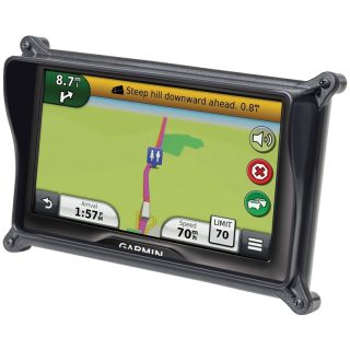 Mascherina Holder per Garmin dezl 760LMT nuvi 2797LMT e RV 760LMT RAM-HOL-GA61LU CON ANTIFURTO E VISIERA PARASOLE