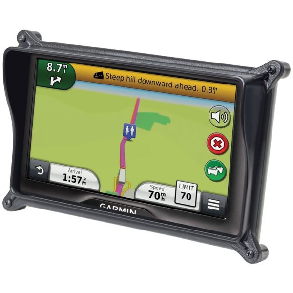 Mascherina Holder per Garmin dezl 760LMT nuvi 2797LMT e RV 760LMT RAM-HOL-GA61LU CON ANTIFURTO E VISIERA PARASOLE