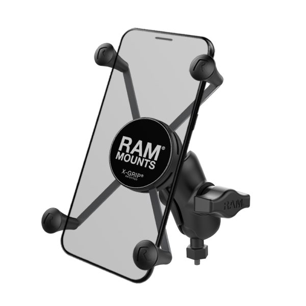 SUPPORTO ADATTATORE A VITE RAM-HOL-UN10B-A-379-M616U con X-GRIP per iPhone, Galaxy e smartphone da 6 pollici