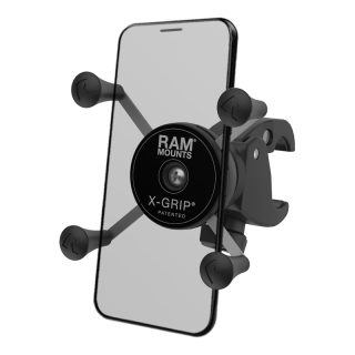 SUPPORTO a basso profilo attacco a pinza per smartphone Tough-Claw RAM-HOL-UN7-400-1U