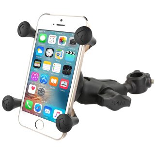 SUPPORTO RAM-MOUNT RAM-HOL-UN7-A-309-5U ADATTATORE CON FORO CENTRALE DI 1,20CM E CRADLE X-GRIP
