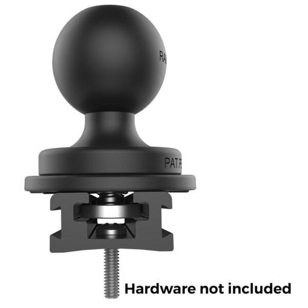 BINARIO IN ALLUMINIO NERO RAM-MOUNT RAM-TRACK-EXA-17BU per Top-Loading Composite Tough-Track - immagine 3