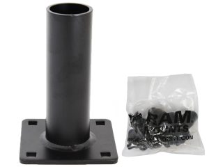 BASE QUADRATA FEMMINA RAM-MOUNT RAM-VP-TBF5U PER SISTEMA RAM Tele-Pole RAM-VB No-Drill