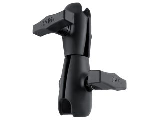 DOPPIA ASTA SFERA C RAM-MOUNT RAP-200-12U CON CORPO CENTRALE RUOTABILE A 360°