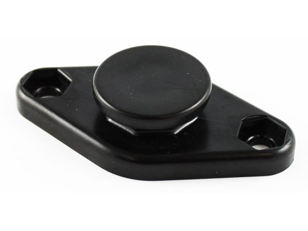 Piastra RAM-MOUNT RAP-272U universale con bottone centrale diametro 2,54cm su un collo ottagonale