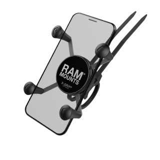 Supporto a fascette restringibili per manubrio BICI Ram Mounts RAP-274-1-UN7U per smartphone da 5 a 6 pollici
