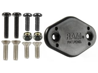 ADATTATORE MASCHIO RAM EZY-MOUNT QUICK RECESSED MALE RAP-326RMU CON VITI