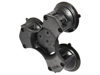 Supporto a tripla ventosa Ram Mounts RAP-365-224-1BU con tre ventose TRIPLE SUCTION