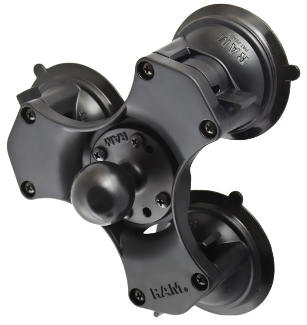 Supporto a tripla ventosa con sfera di tipo C inclusa Ram Mounts RAP-365-224-1U