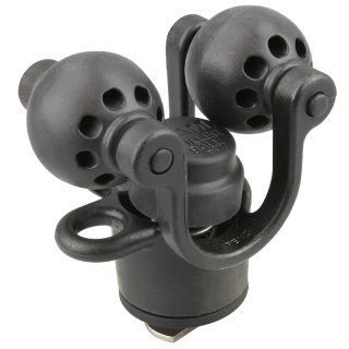 Attacco nautico RAM Mounts RAP-412U Roller-Ball Clip per binari con sistema Tracks