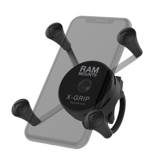 Supporto manubrio RAM X-Grip Phone Mount con  X-Grip Zip Tie Handlebar base RAP-460Z-UN7U