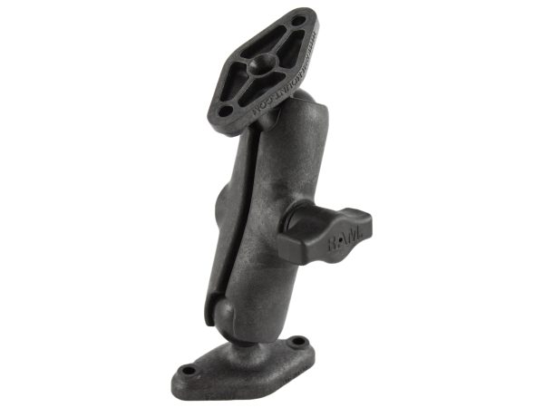 Sistema di montaggio in plastica RAM-MOUNT RAP-B-102U con braccio medio per superfici lisce