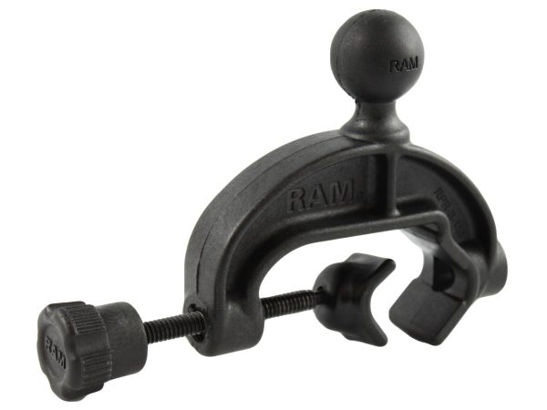 Componente in plastica a morsetta yoke mounting RAM-MOUNT RAP-B-121BU per paline carrelli tubi