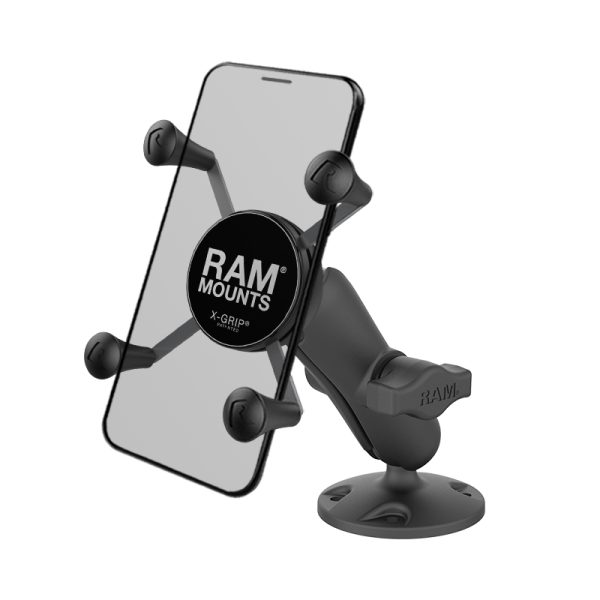 RAM X-Grip High-Strength Composite Phone Mount with Drill-Down Base Ram Mounts RAP-B-138-UN7U