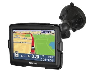 SUPPORTO A VENTOSA RAM-MOUNT RAP-B-166-2-TO10U IN PLASTICA PER AUTOMOBILE PER TOMTOM XXL 535T 540 540 WTE XXL 550 Serie