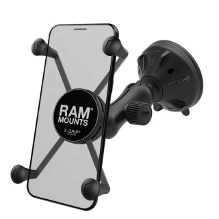 SUPPORTO A VENTOSA RAP-B-166-2-UN10U con CRADLE X-GRIP per iPhone, Galaxy e smartphone da 6" pollici