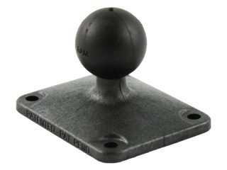 ATTACCO IN PLASTICA RAP-B-202U-225 RAM-MOUNT dimensioni 2 x 2,5 distanza fori 1,5 x 2 pollici
