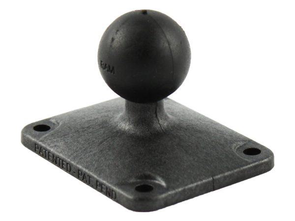 ATTACCO IN PLASTICA RAP-B-202U-225 RAM-MOUNT dimensioni 2 x 2,5 distanza fori 1,5 x 2 pollici