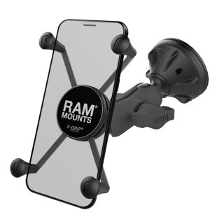 SUPPORTO A VENTOSA RAP-B-224-2-A-UN10U con CRADLE X-GRIP per iPhone, Galaxy e smartphone da 6 pollici