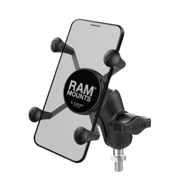 SUPPORTO a VITE 3/8 POLLICI RAP-B-236-A-UN7U e CRADLE X-GRIP per TELEFONINI con display tra 5" e 6".