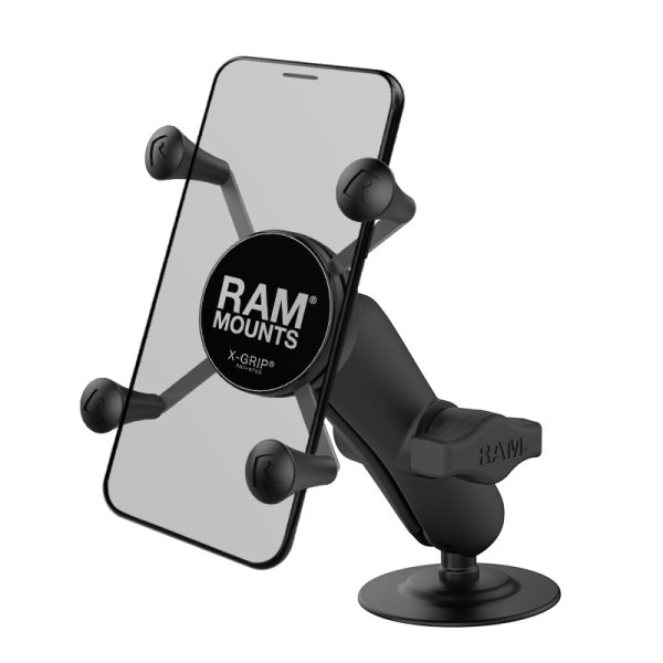SUPPORTO BIADESIVO RAM-MOUNT RAP-B-378-UN7 CON ASTA E ATTACCO per CELLULARI da 5" a 6".