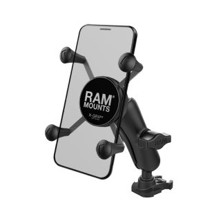 SUPPORTO RAM-MOUNT RAP-B-GOP2-UN7U per BASI GOPRO con CRADLE X-GRIP su CELLULARI da 5" a 6".