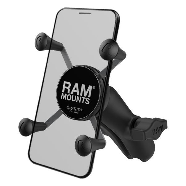 RAM X-Grip Phone Holder with Composite Double Socket Arm Ram Mounts RAP-HOL-UN7B-201U