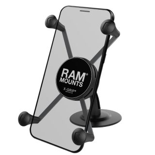 SUPPORTO ADESIVO RAM-MOUNT RAP-SB-180-UN10 con X-GRIP per iPhone, Galaxy e smartphone da 6 pollici