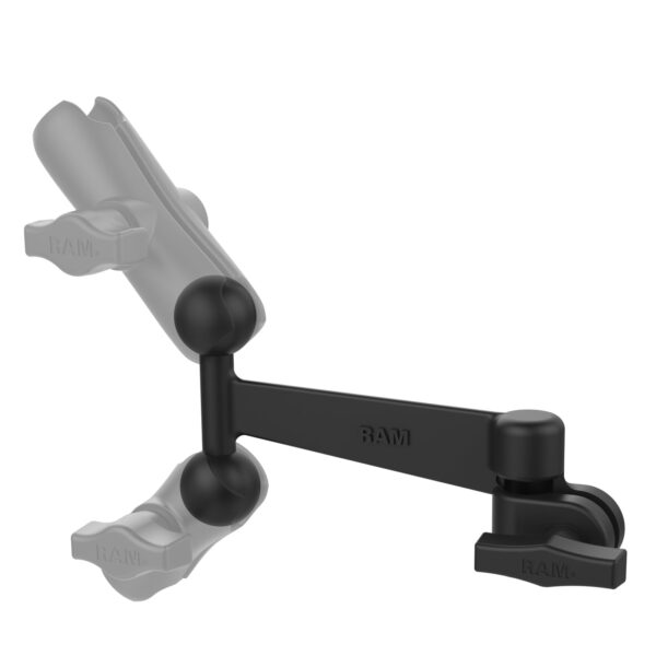 RAM Prolunga Forcellone con Foro 1/2" NPT e Adattatore Doppia Sfera Ram Mounts RAM-261-2U - immagine 2