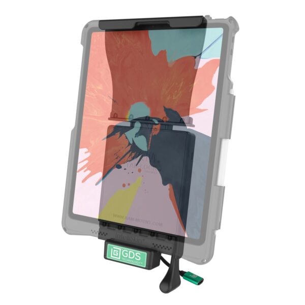 Dock per veicoli con chiusura GDS per Apple iPad Pro 12.9" 3a - 5a generazione Ram Mounts RAM-GDS-DOCKL-V2-AP24CPU - immagine 2