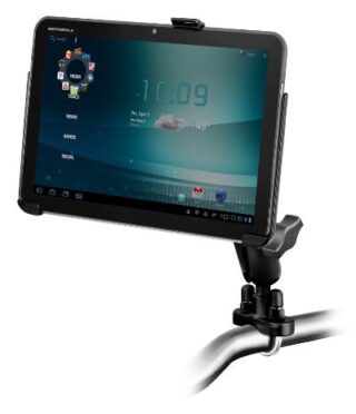 SUPPORTO A MANUBRIO PER MOTOROLA XOOM RAM-MOUNT RAM-B-149Z-MOTO3U PER TUBOLARI