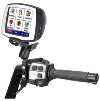 Supporto scooter moto con PULSANTIERA per Garmin  STREETPILOT C310 C320 C330 C340 RAM-B-174-GA19U