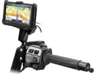 Supporto scooter moto con PULSANTIERA per Garmin  NUVI serie 700 RAM-B-174-GA26U