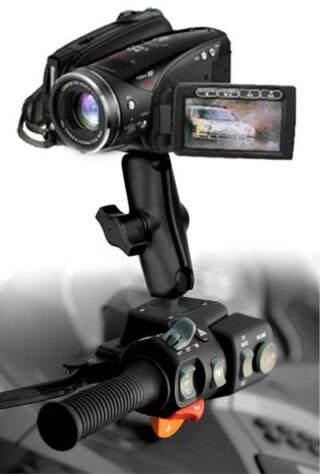 SUPPORTOPER VIDEOCAMERA E FOTOCAMERA PER MOTO OLIERA  RAM-MOUNT RAM-B-182-202AU