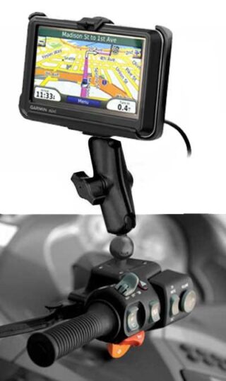 Supporto motociclo vaschetta olio Garmin  NUVI serie 700  750 760 770 780 RAM Mounts RAM-B-182-GA26U