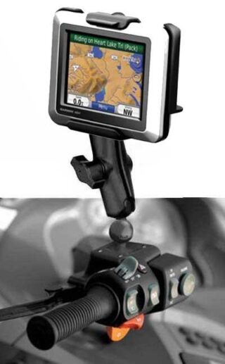 SUPPORTO PER MOTO OLIERA  PER GARMIN SERIE NUVI 500 & 550  RAM-MOUNT RAM-B-182-GA32U