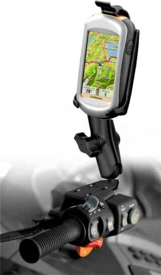 SUPPORTO PER MOTO OLIERA  PER GARMIN OREGON RAM-MOUNT RAM-B-183-GA31U