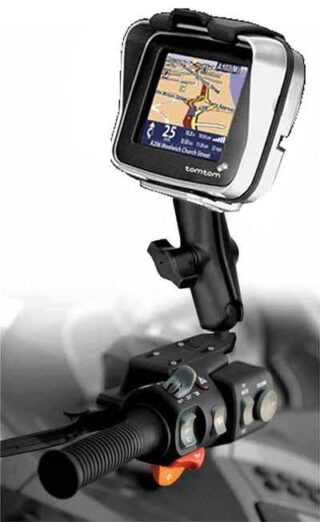 Supporto motoveicolo vaschetta olio per Tomtom RIDER PRIMA VERSIONE V1 RAM Mounts RAM-B-183-TO2U