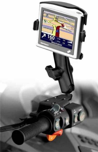 Supporto motoveicolo vaschetta olio per Tomtom ONE V2 V3 RAM Mounts RAM-B-183-TO4U