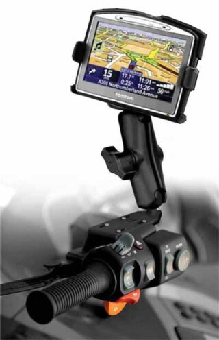 Supporto motociclo vaschetta olio Tomtom GO 520 530 720 730 920 930 RAM Mounts RAM-B-183-TO6U