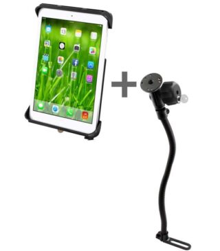 SUPPORTO ANTIFURTO A CHIAVE PER ASOLA SEDILE RAM-B-316-1-TABL6U PER TABLE PC iPad Air E MOTOROLA XOOM
