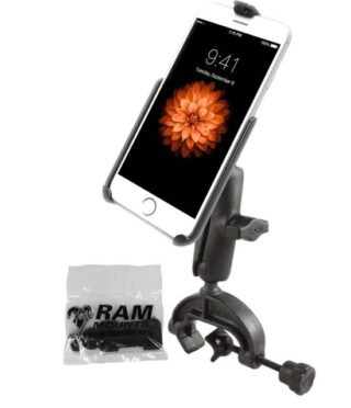 SUPPORTO A MORSETTA YOKE MOUNTING RAM-MOUNT RAM-B-121-AP18U PER APPLE IPHONE 6 e 6s