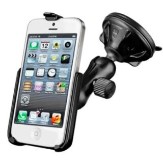 SUPPORTO A VENTOSA  IN PLASTICA RAM-MOUNT RAP-B-166-2-AP11U PER Apple iPhone 5 e 5s