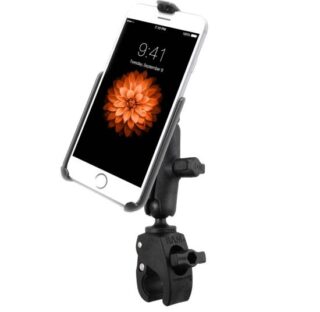 SUPPORTO MANUBRIO a pinza RAM RAP-B-400-AP18U PER MTB o BDC PER Apple iPhone 6 e 6s