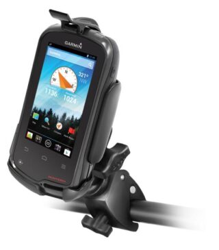 SUPPORTO MANUBRIO a pinza stringibile RAM Duro-Claw RAP-B-400-GA64U PER MTB o BDC per Garmin Monterra