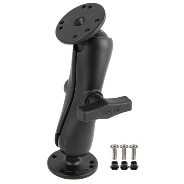 RAM Supporto a sfera doppia con Garmin Fishfinder #6-32 Hardware Ram Mounts RAM-101-G2U