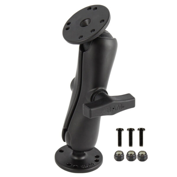 RAM Supporto a sfera doppia con Garmin Fishfinder #8-32 Hardware Ram Mounts RAM-101-G4