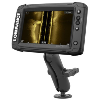 Supporto a superficie piana per nautica RAM MOUNT per Lowrance Elite-5 & Mark-5